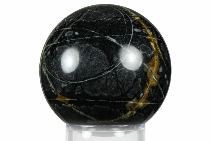 Polished Picasso Marble Sphere - Utah #369051